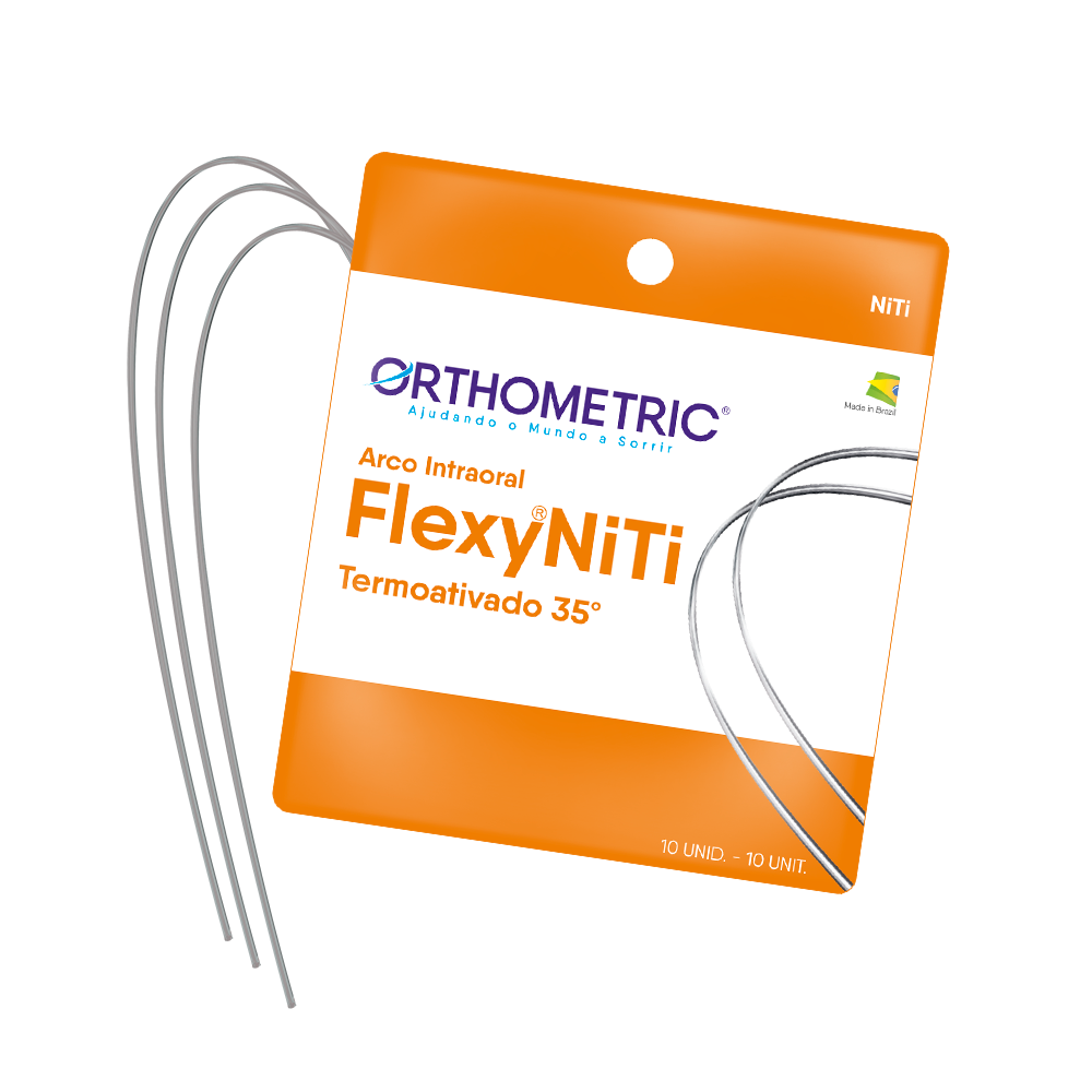 ARCO TERMOACTIVADO 0.018" SUPERIOR PAQUETE DE 10 UNIDADES ORTHOMETRIC REF. 51.35.2018