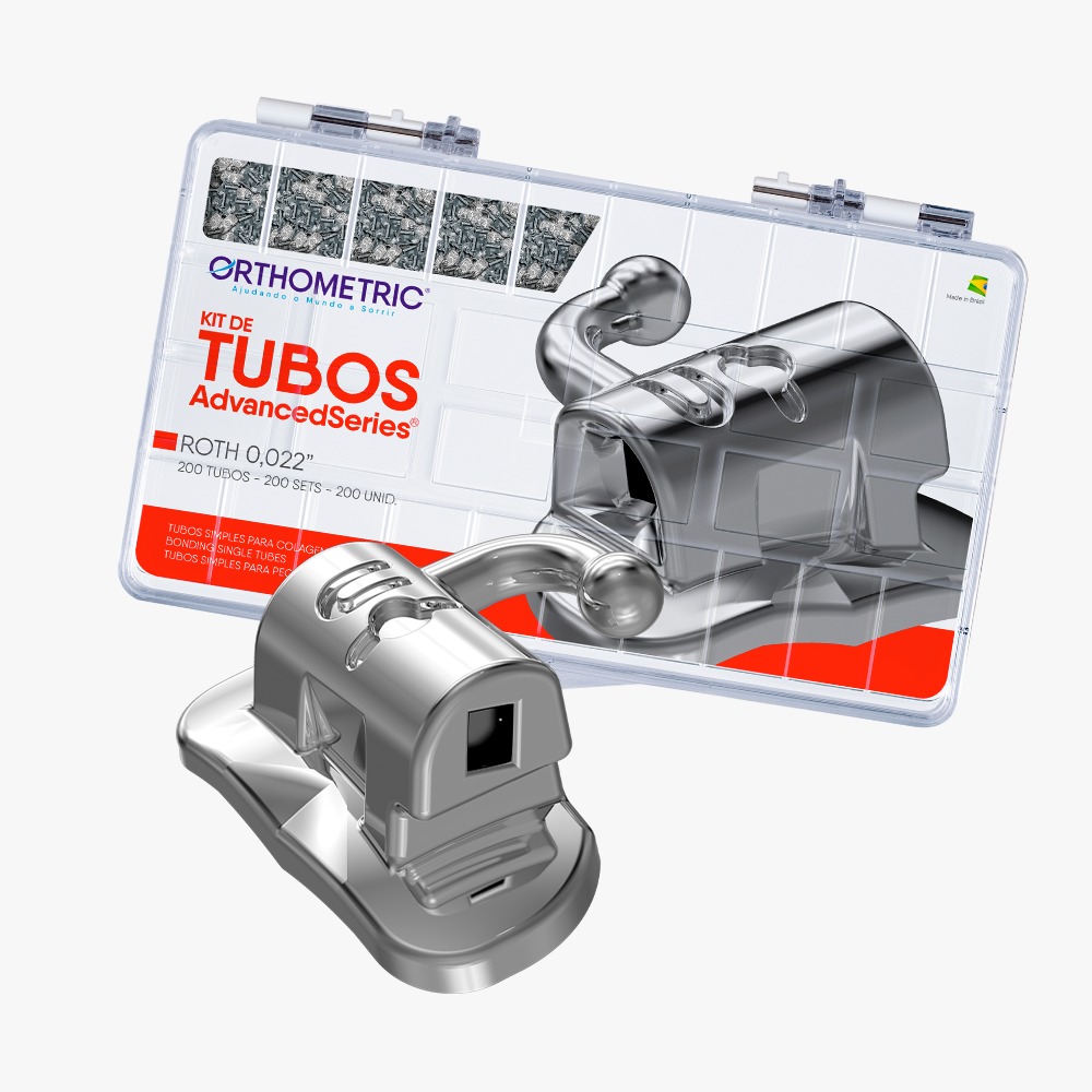 TUBOS BONDEABLES ADVANCED ROTH 0.022" PAQUETE DE 200 UNIDADES ORTHOMETRIC REF. 21.02.1146