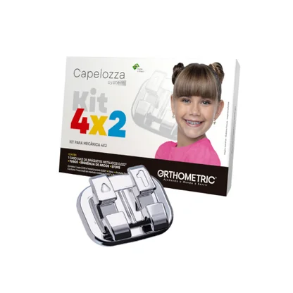 BRACKETS METALICOS CAPELLOZZA SYSTEM MECANICA 4X2 0.022" ORTHOMETRIC REF. 10.18.2901