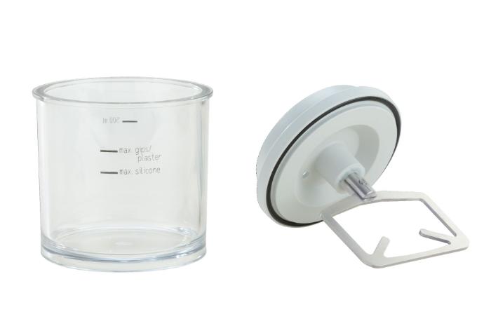 ESPATULA Y VASO DE 500ML PARA MEZCLADOR TWISTER PIEZA RENFERT REF. 18200500