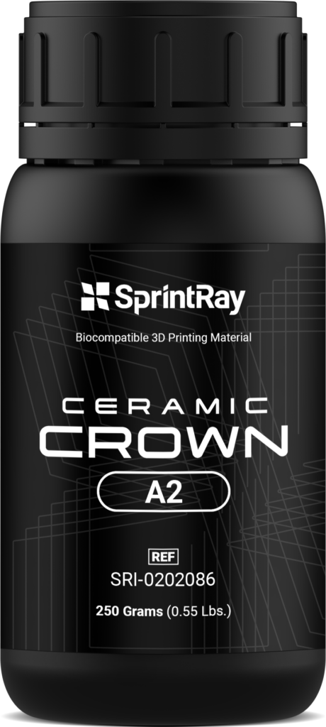 RESINA CERAMIC CROWN 250G A2 UNIDAD SPRINTRAY REF. 202086