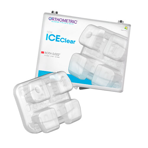 BRACKETS CERAMICOS NEW ICE CLEAR ROTH 0.022" ORTHOMETRIC REF. 10.87.2000