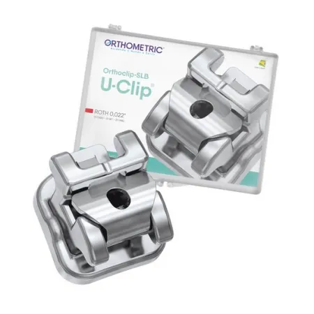BRACKETS METALICOS DE AUTOLIGADO U-CLIP MBT 0.022" ORTHOMETRIC REF. 11.45.2200