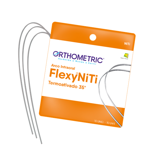 [52628] ARCO TERMOACTIVADO 0.018" INFERIOR PAQUETE DE 10 UNIDADES ORTHOMETRIC REF. 52.35.2018