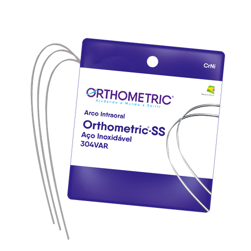 [52634] ARCO DE ACERO 0.016" SUPERIOR PAQUETE DE 10 UNIDADES ORTHOMETRIC REF. 51.50.2016