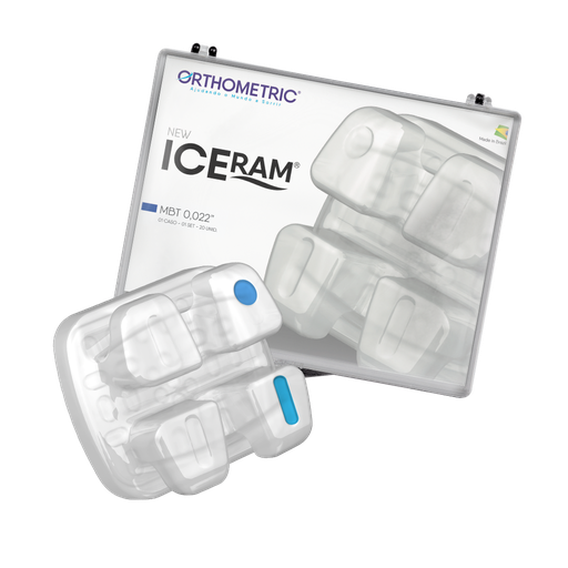 [52656] BRACKETS CERAMICOS ICERAM MBT 0.022" ORTHOMETRIC REF. 10.84.2000